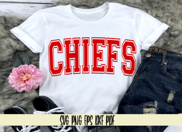 Chiefs Football Varsity Curved in Red: A Designer's Review