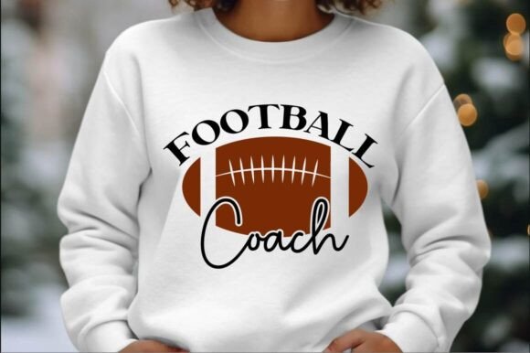 Football Coach SVG Design: A Graphics Asset for Crafts & Digital Products
