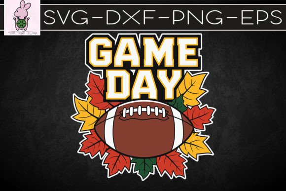 Football Game Day American Ball SVG for Crafts & Graphics