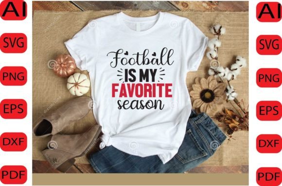 Football is My Favorite Season SVG DESI
