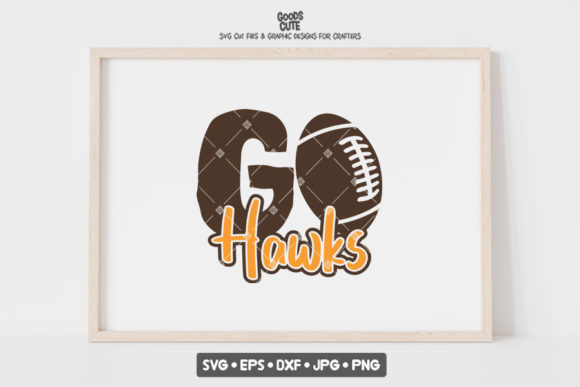 Go Hawks Football Graphics: A Crafts Asset for Publishers