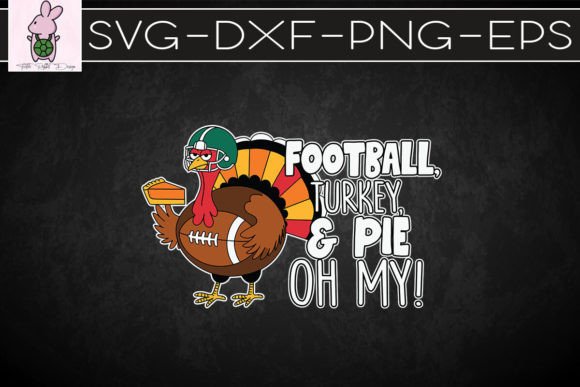 Thanksgiving Funny Turkey Football SVG: Graphics & Crafts